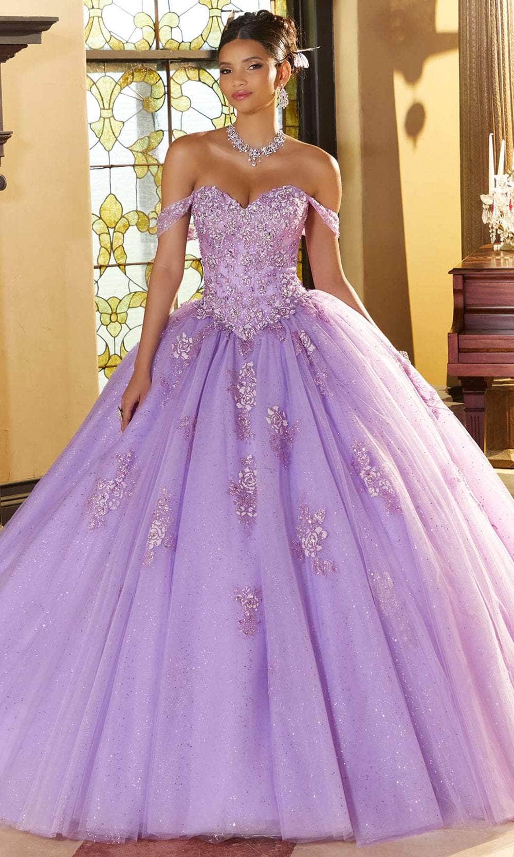 Mori Lee 60152 - Strapless Sweetheart Ballgown Ball Gowns 00 / Orchid