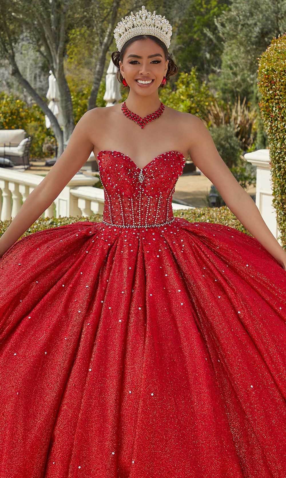 mori lee red dress 21837 Morilee Bridesmaids