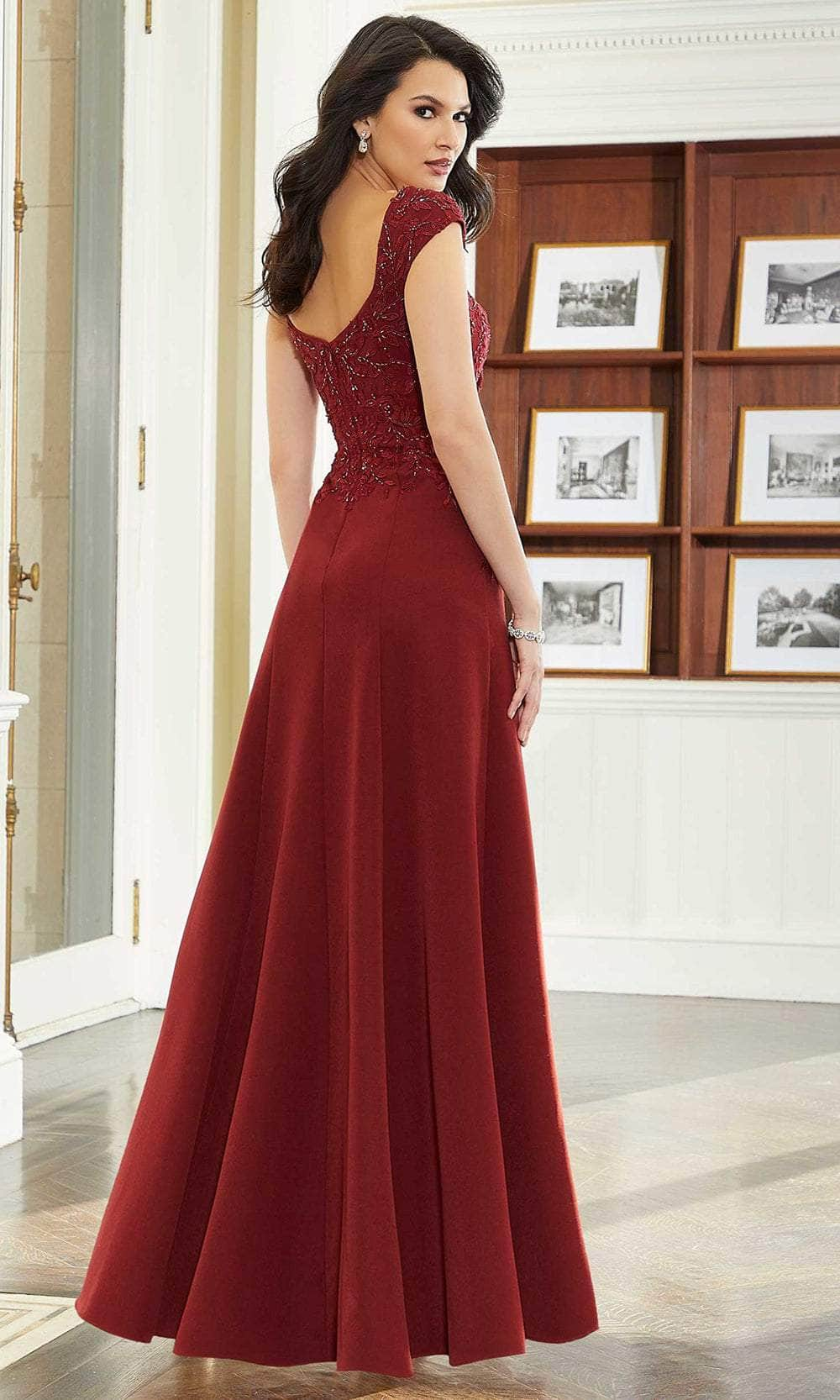 Mori Lee 72608 - Embellished Bodice Cap Sleeve Evening Gown Prom Dresses