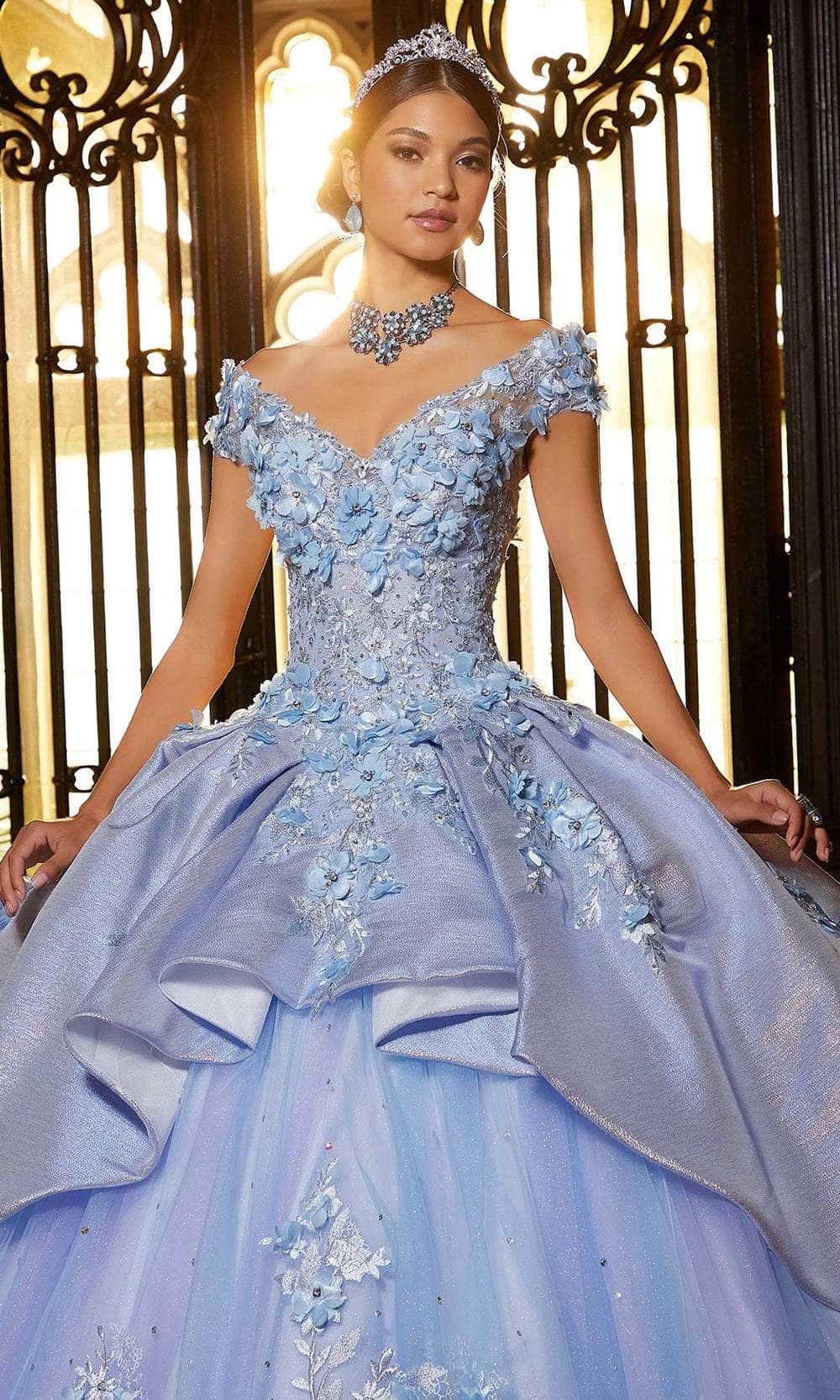 Mori Lee 89331 - Embellished Tulle Quinceañera Dress Ball Gowns