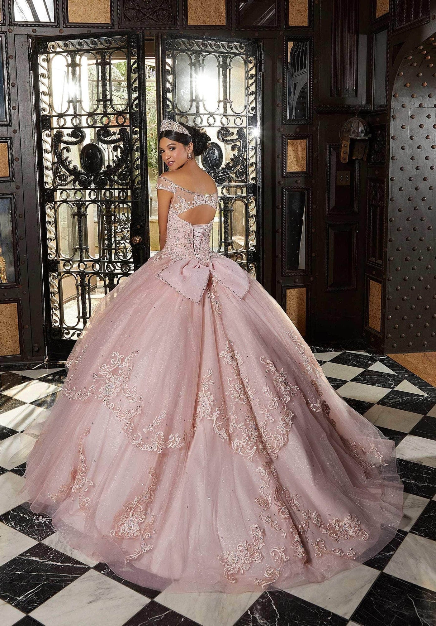 Mori Lee 89340 - Basque Waist Quinceanera Ballgown Special Occasion Dress