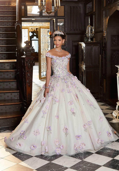 Mori Lee 89341 - Floral Appliqued Quinceañera Dress Special Occasion Dress