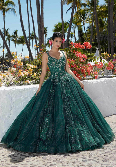 Mori Lee 89363 - Sleeveless Highly Beaded Ballgown Special Occasion Dress