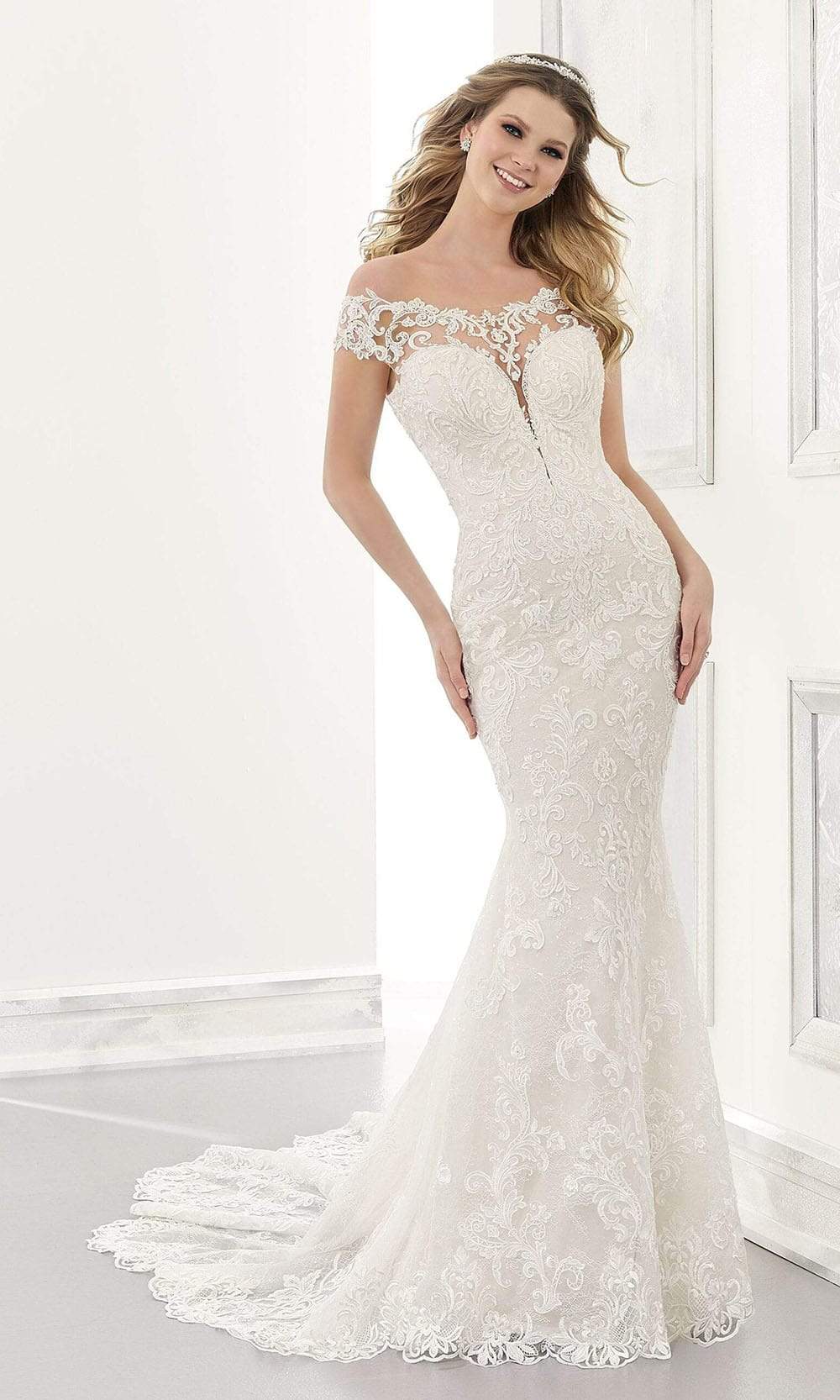 Mori Lee Bridal - 2177 Ariel Wedding Dress Wedding Dresses 0 / Ivory/Sand/Honey