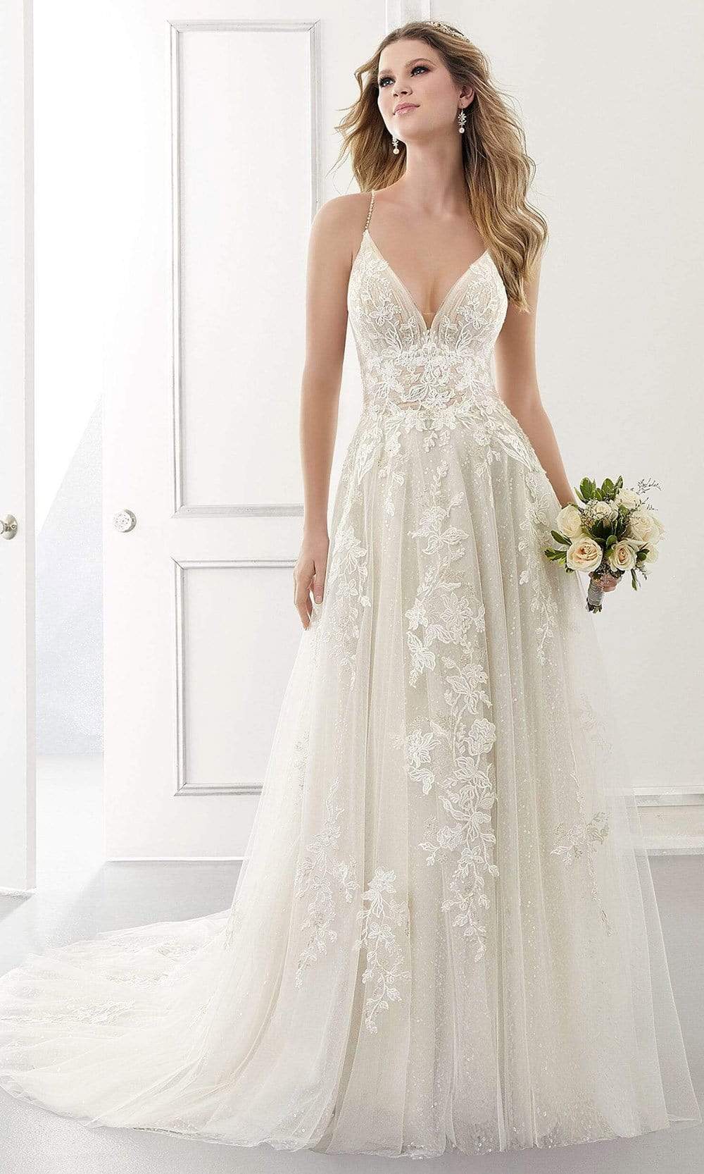 Mori Lee Bridal - 2181 Ariana Wedding Dress Wedding Dresses 0 / Ivory/Cremé