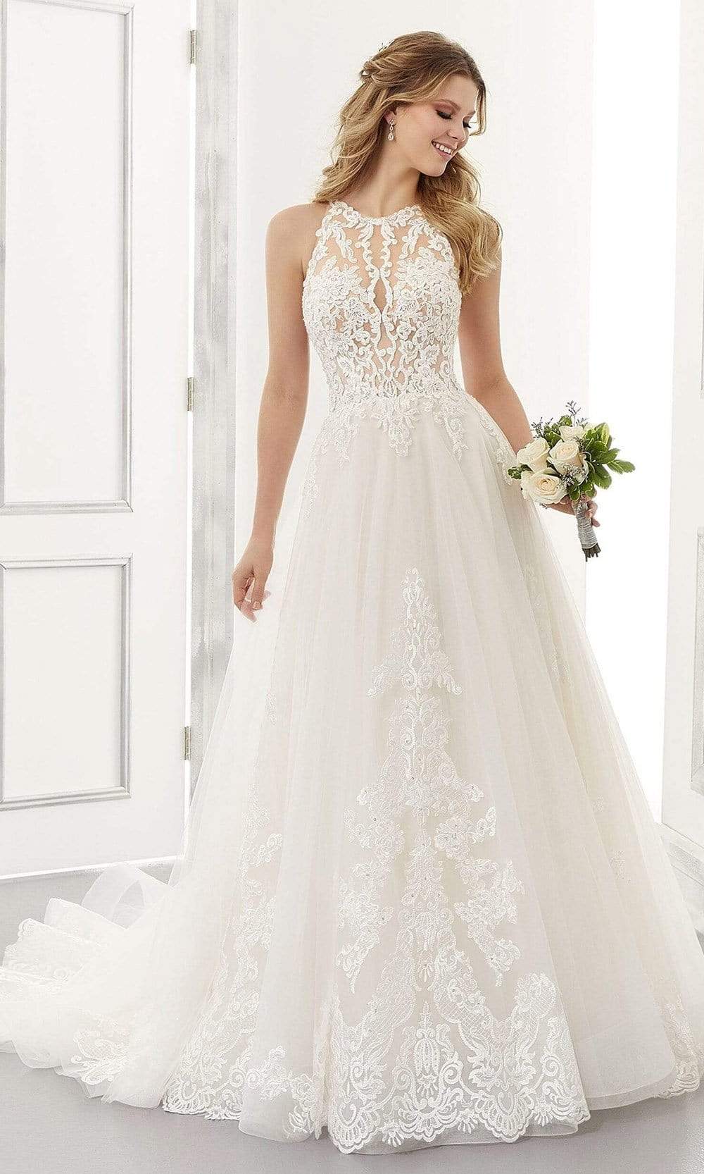 Mori Lee Bridal - 2187 Analiese Wedding Dress Wedding Dresses 0 / Ivory/Champagne/Honey