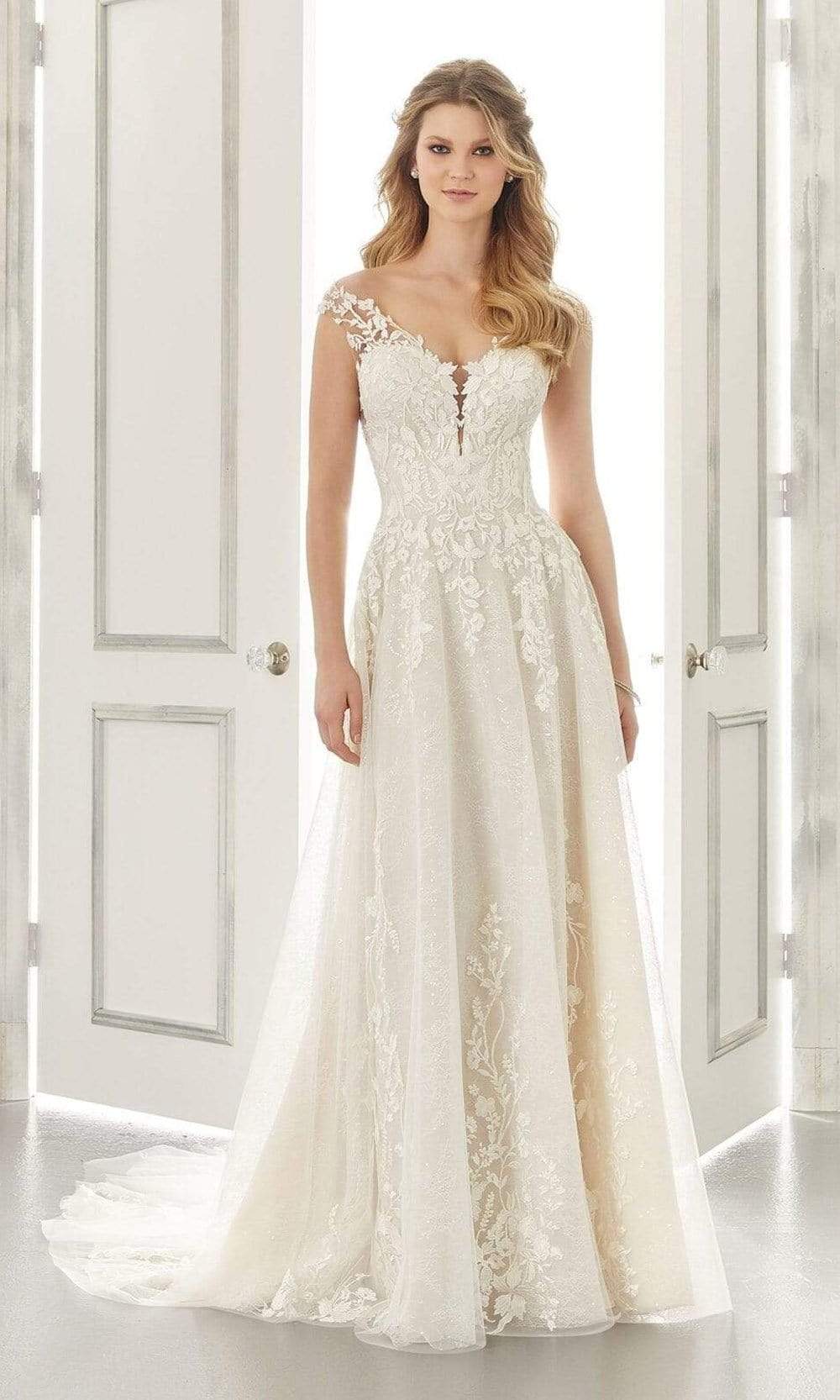 Mori Lee Bridal - 2191 Alice Wedding Dress Wedding Dresses 0 / Ivory/Crème/Honey