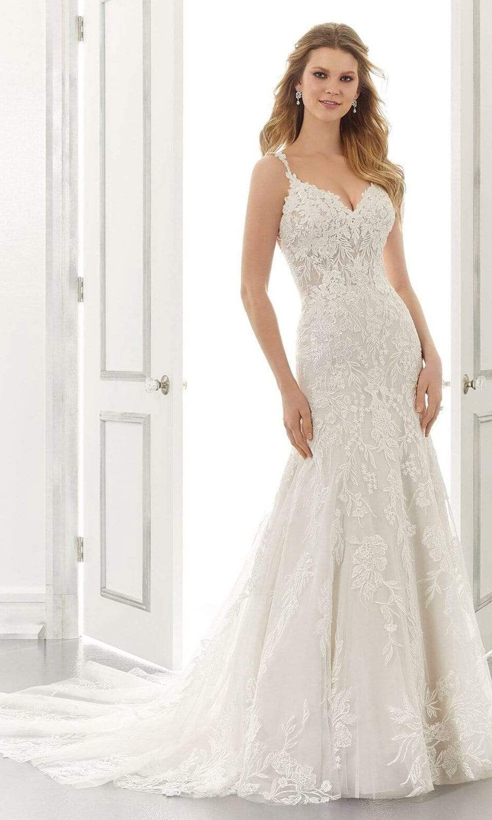Mori Lee Bridal - 2194 Aviva Wedding Dress Wedding Dresses 0 / Ivory/Crème/Honey