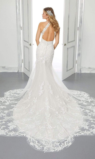 Mori Lee Bridal - 2303 Bonita Halter Lace Mermaid Wedding Gown Wedding Dresses