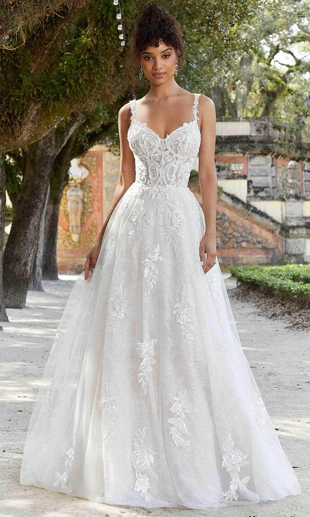 Mori Lee Bridal 2479 - Thin Strap V-Neck Wedding Dress Special Occasion Dress