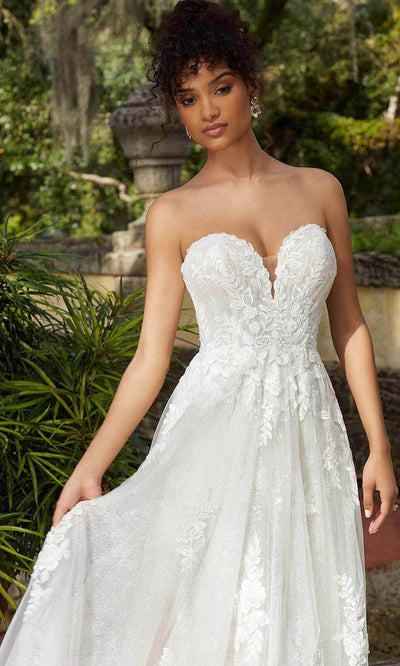 Mori Lee Bridal 2480 - Strapless Sweetheart A-Line Wedding Gown Wedding Dresses