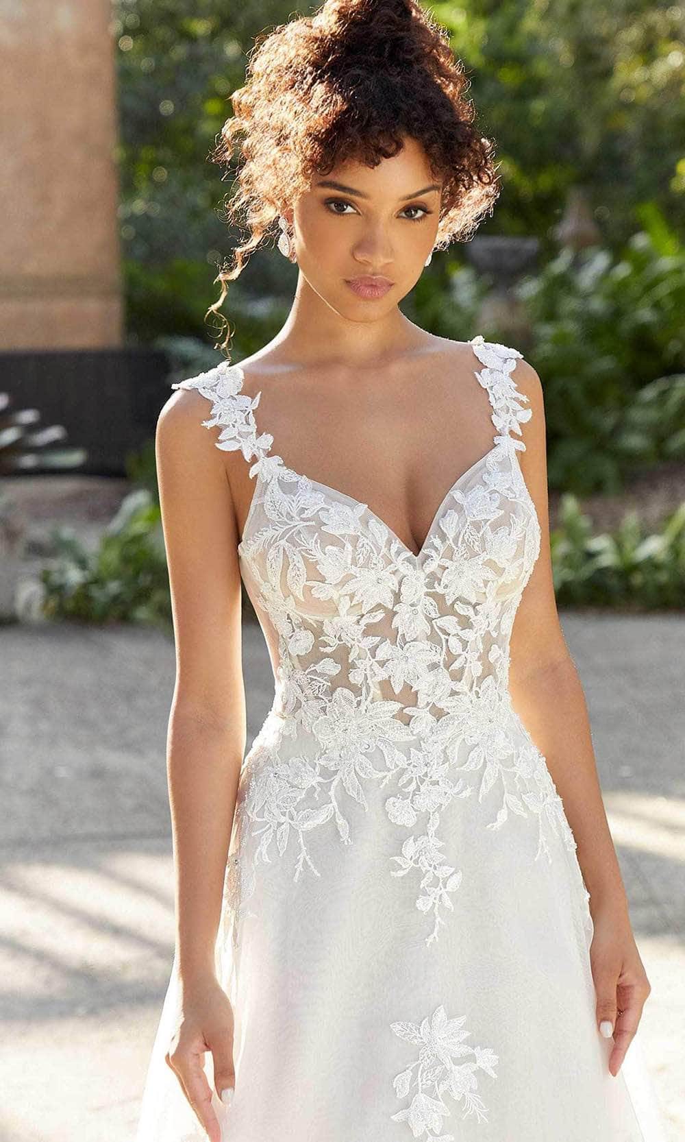 Mori Lee Bridal 2482 - Sleeveless Sweetheart Wedding Dress Wedding Dresses