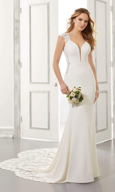 Mori Lee Bridal - 5868 Aisha Wedding Dress Wedding Dresses 0 / Ivory/Honey