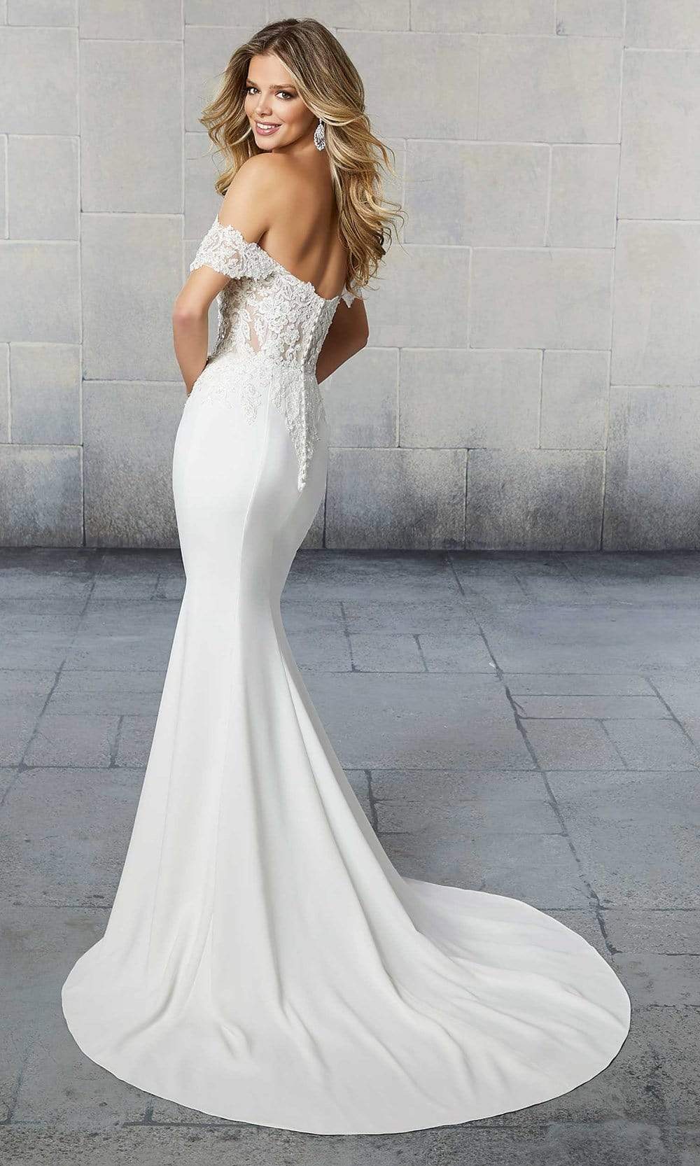 Mori Lee Bridal - 6922L Scout Applique Overskirt Wedding Gown Wedding Dresses