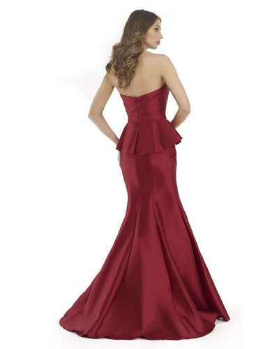 Morrell Maxie - Strapless Asymmetric Mermaid Dress 15635 CCSALE 14 / Black
