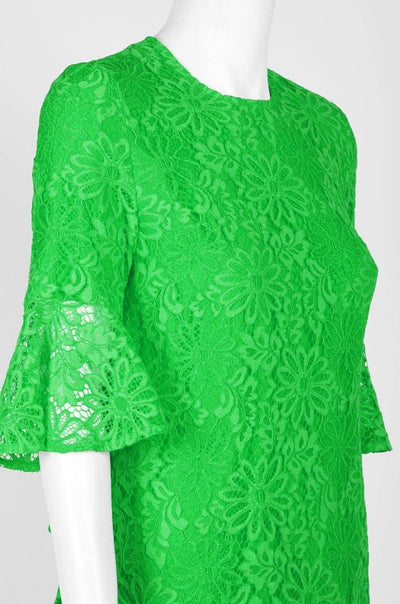 Nanette Nanette Lepore - ND8S10S99 Bell Sleeve Lace Shift Dress In Green