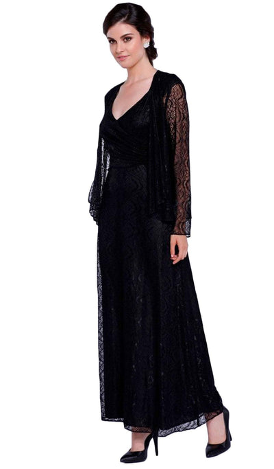 Nox Anabel - 5140 Lace V-Neck A-Line Dress Special Occasion Dress