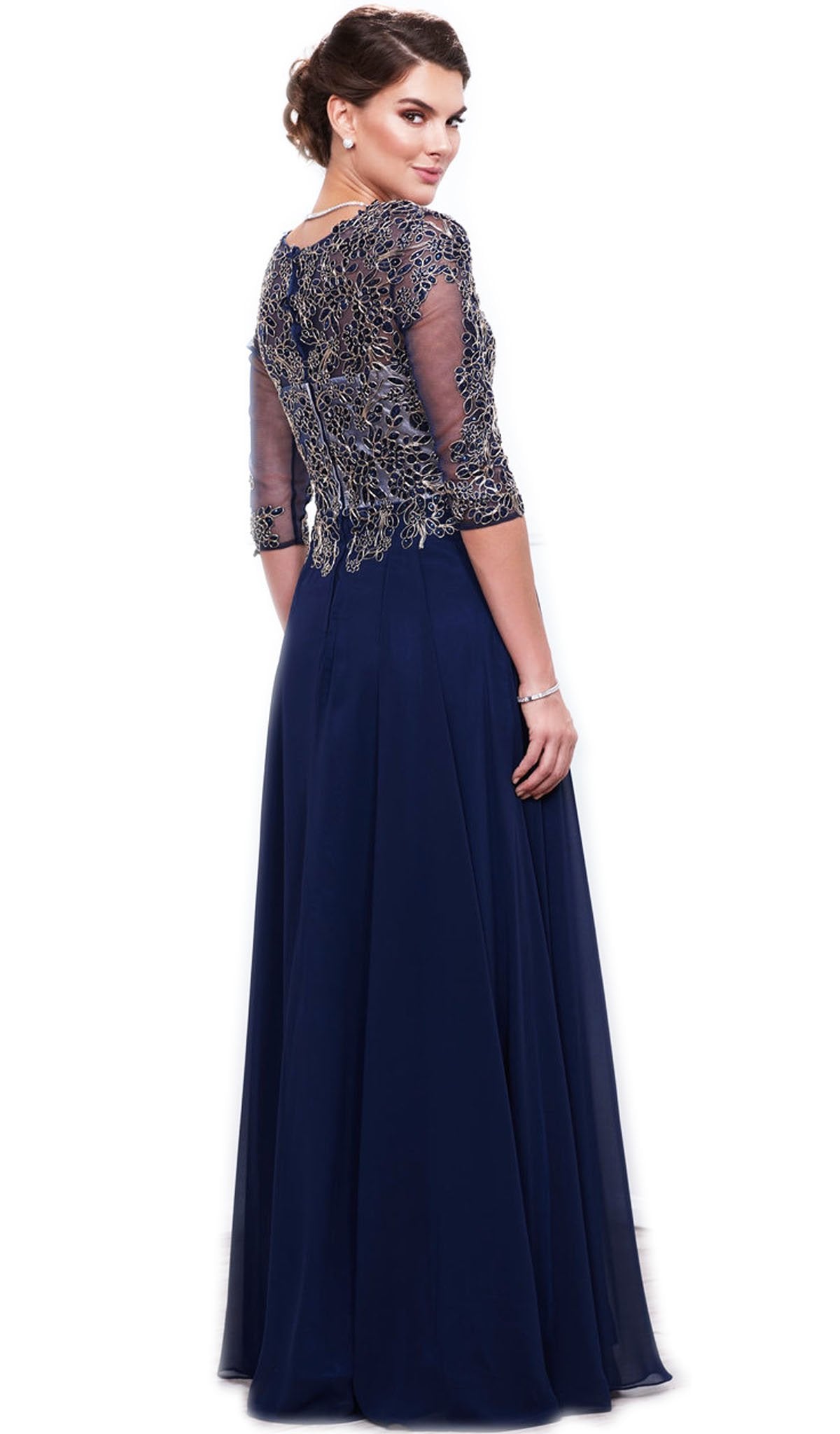 Nox Anabel - 5144 Embroidered A-Line Dress Special Occasion Dress