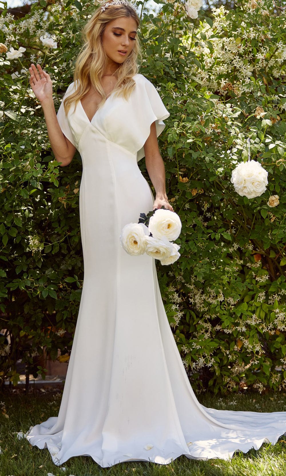 Nox Anabel Bridal JE912 - Flutter Sleeve Bridal Gown Bridal Dresses