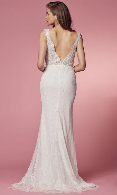 Nox Anabel Bridal JS923 - V-Neck Lace Bridal Gown Bridal Dresses
