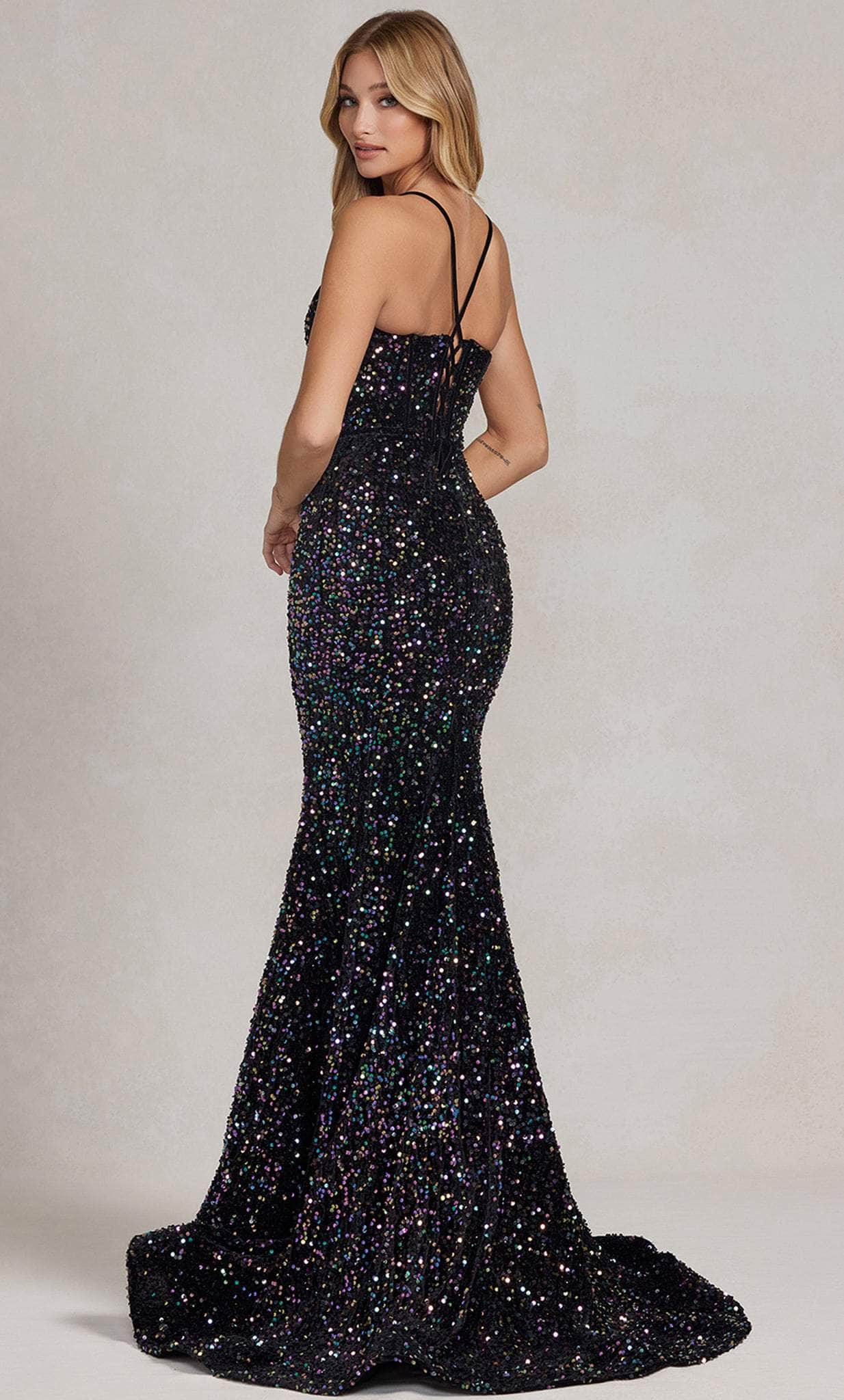 Nox Anabel C1109 - Sequin Mermaid Prom Dress Prom Dresses