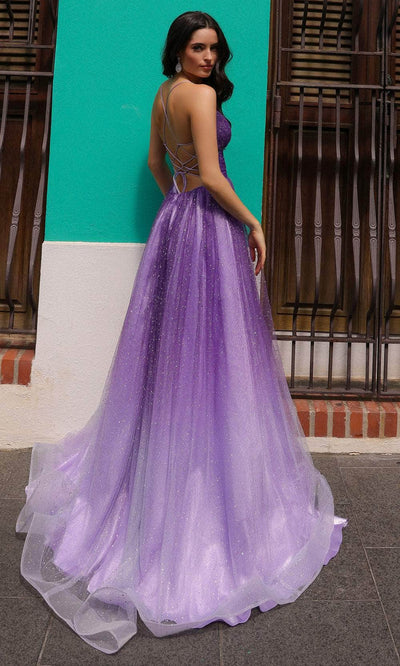 Nox Anabel C1251 - Sleeveless A-line Gown Prom Gown 