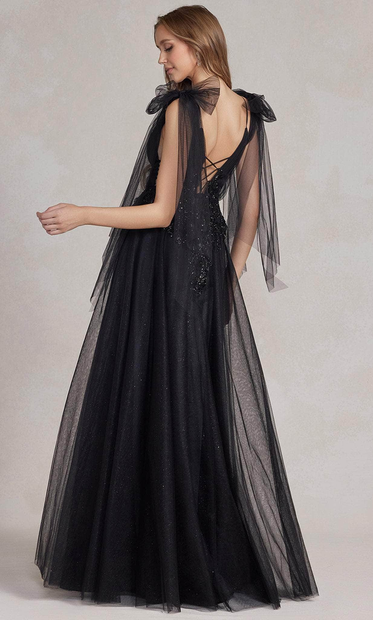 Nox Anabel E1075 - Off-Shoulder Tulle Prom Gown Prom Dresses