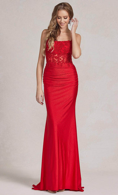 Nox Anabel E1186 - Sleeveless Scoop Neck Evening Dress Evening Dresses