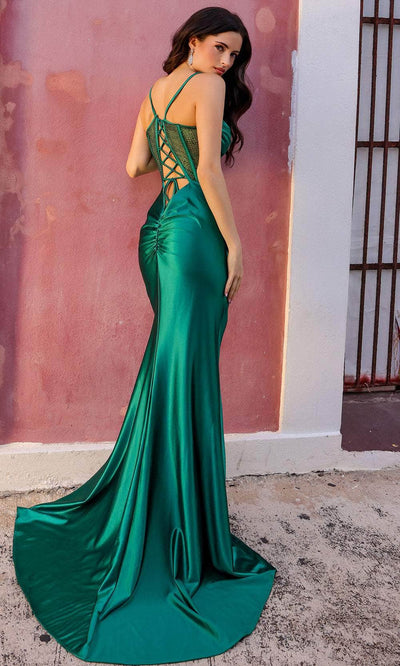 Nox Anabel E1292 - Corset Detailed Prom Dress Special Occasion Dresses 