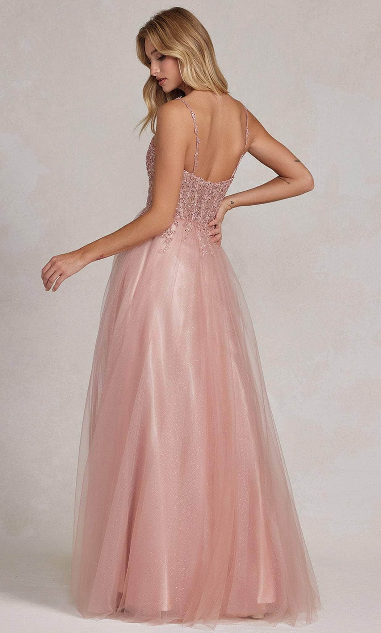 Nox Anabel F1086 - Sheer Bodice Prom Gown Prom Dresses