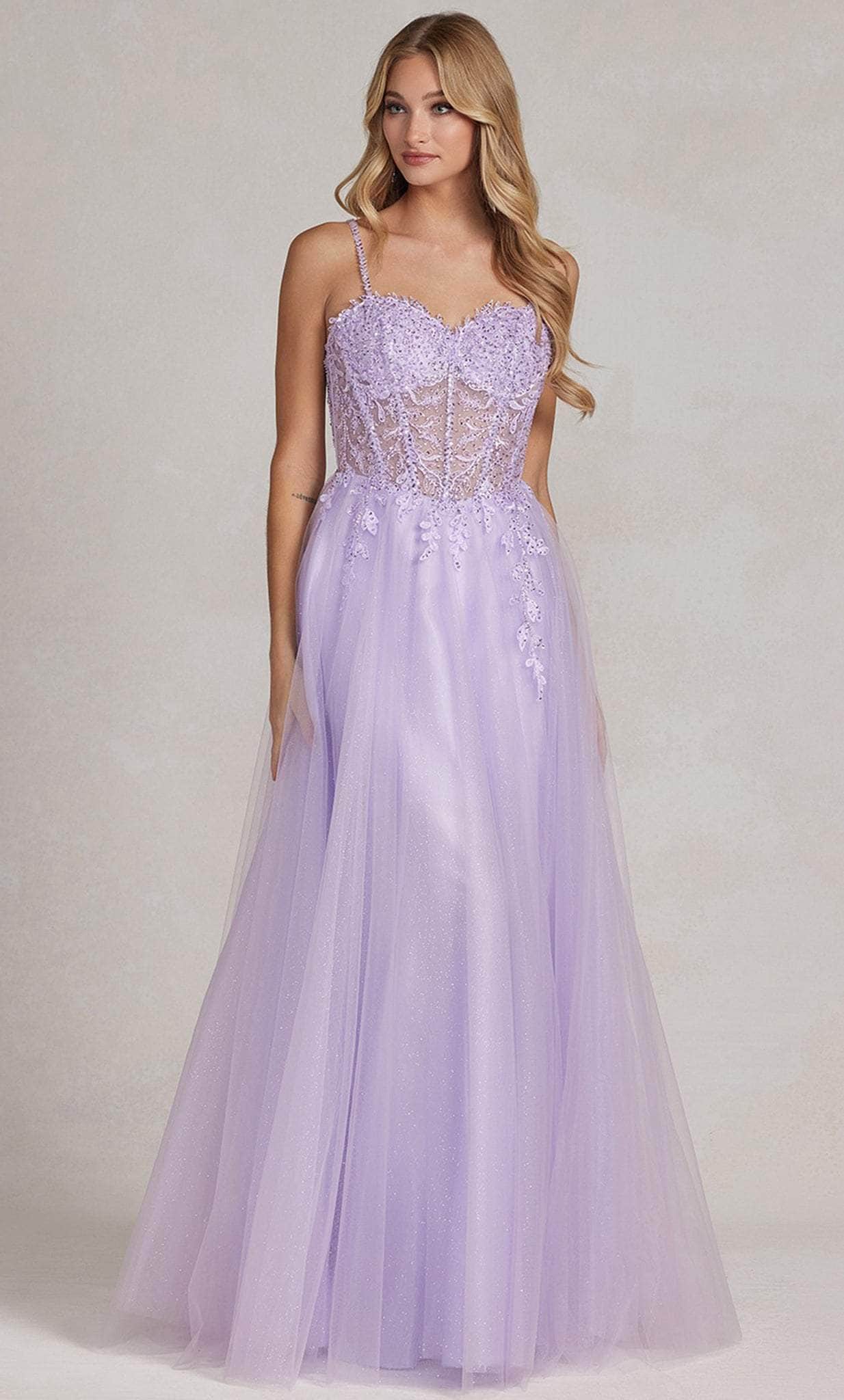Nox Anabel F1087 - Sheer Sweetheart Prom Gown Prom Dresses