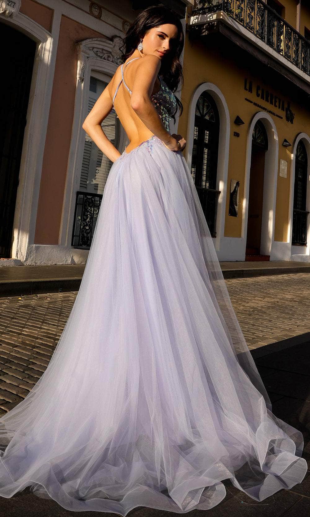 Nox Anabel G1354 - Crisscross Back Sequin Prom Dress Special Occasion Dresses 