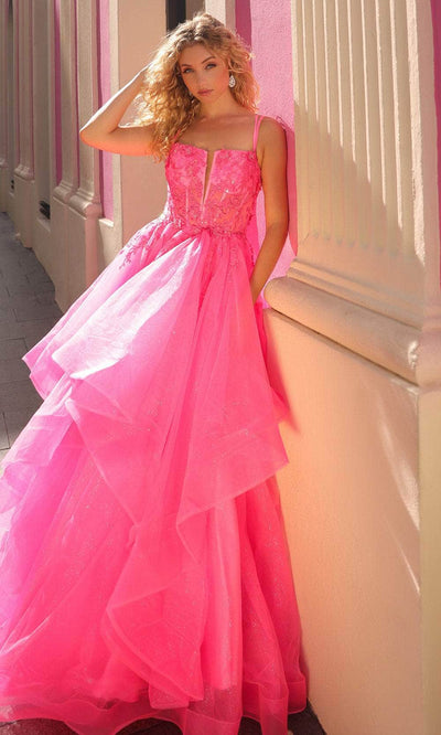 Nox Anabel H1351 - Ruffled A-Line Prom Dress Special Occasion Dresses 