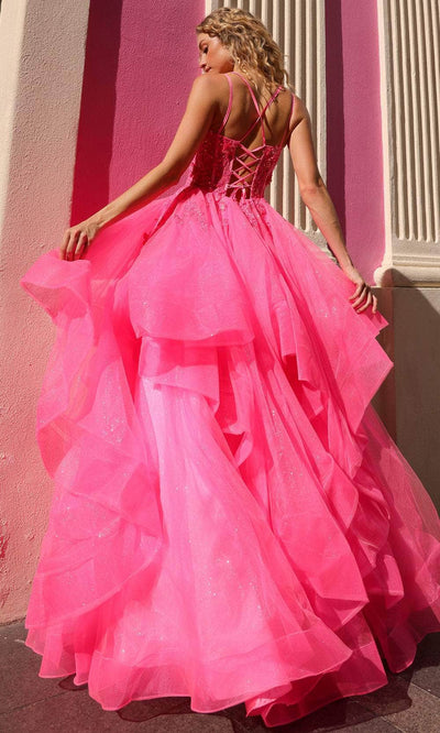 Nox Anabel H1351 - Ruffled A-Line Prom Dress Special Occasion Dresses 