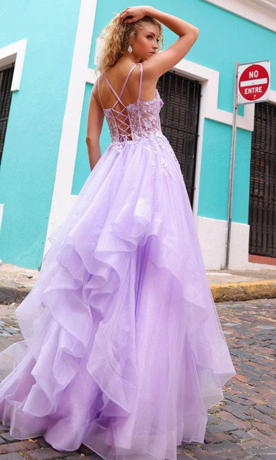 Nox Anabel H1351 - Ruffled A-Line Prom Dress Special Occasion Dresses 