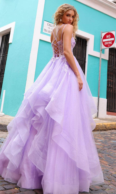 Nox Anabel H1351 - Ruffled A-Line Prom Dress Special Occasion Dresses 