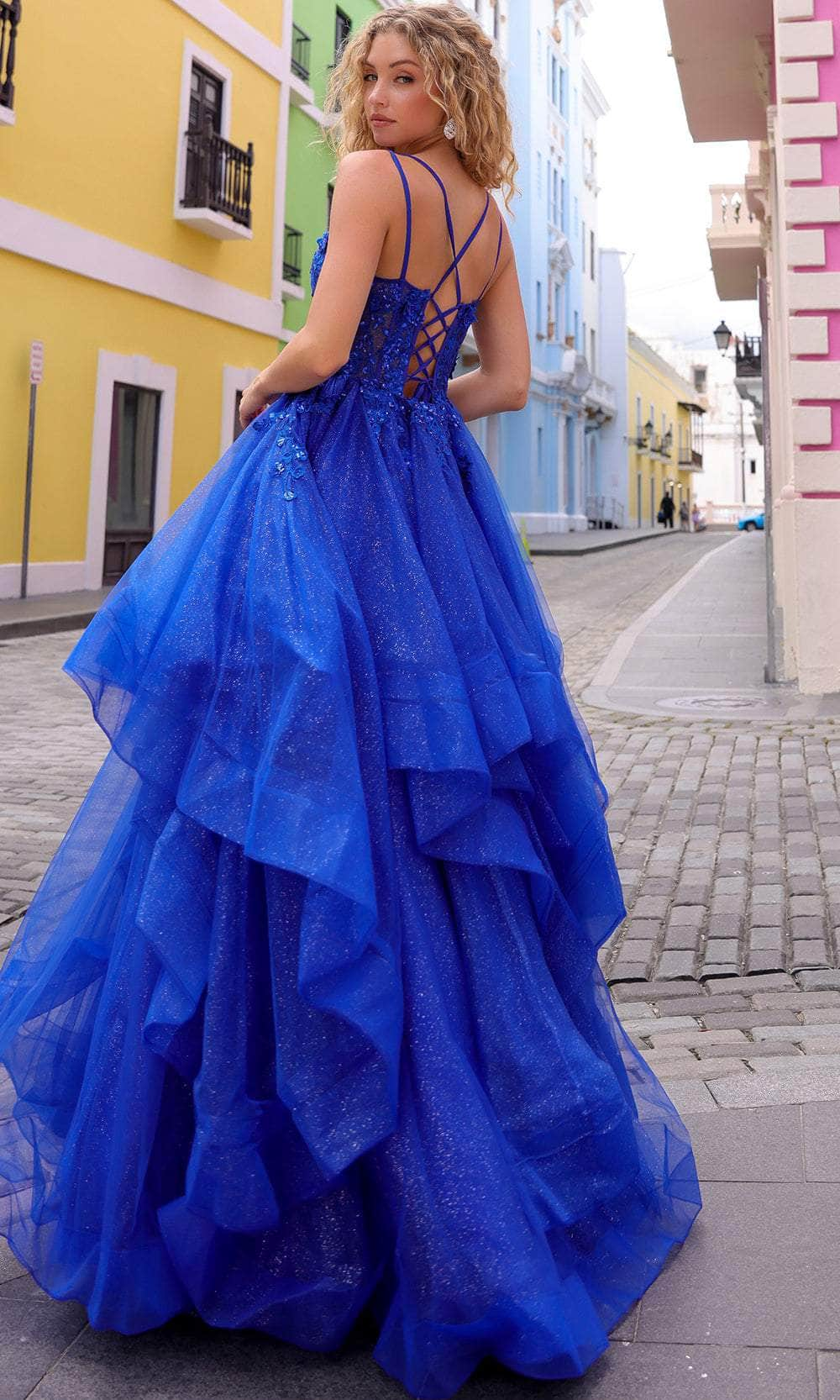 Nox Anabel H1351 - Ruffled A-Line Prom Dress Special Occasion Dresses 