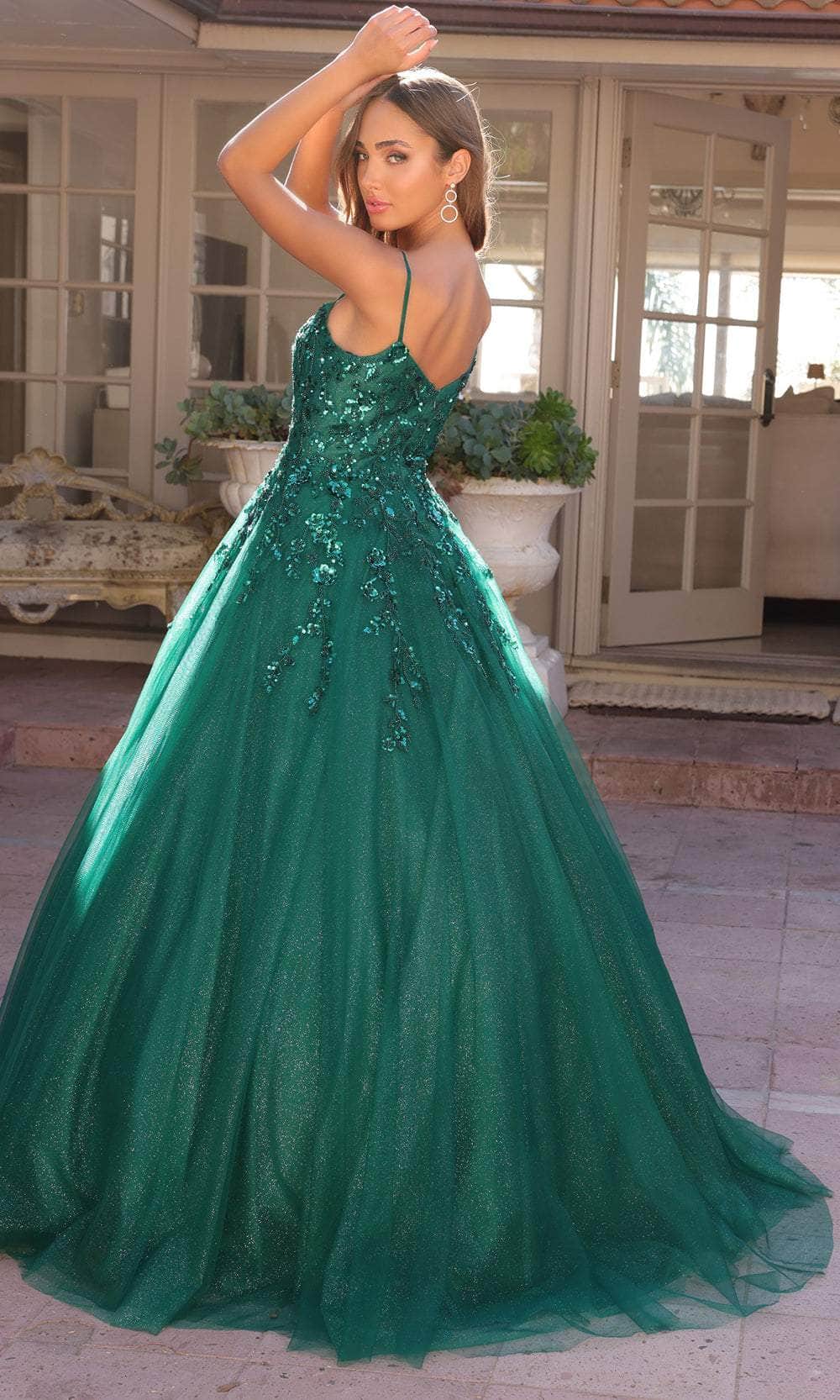 Nox Anabel H1464 - Glitter A-Line Prom Dress Special Occasion Dresses 