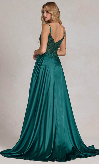 Nox Anabel K1121 - Embroidered Sleeveless A-line Evening Gown Prom Dresses