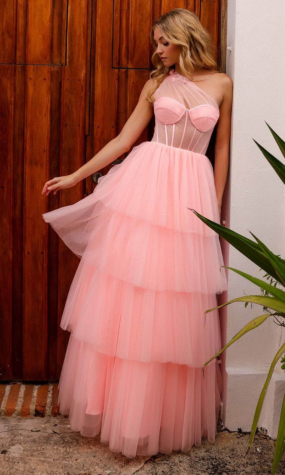 Nox Anabel P1400 - Corset Bodice A-Line Gown Prom Gown 