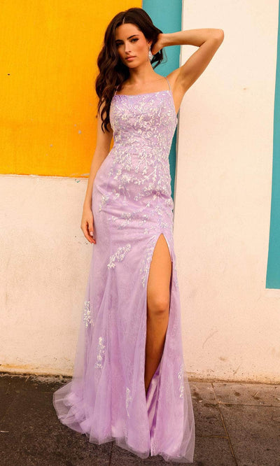 Nox Anabel P1401 - Sleeveless Embellished Prom Dress Special Occasion Dress 0 / Lilac
