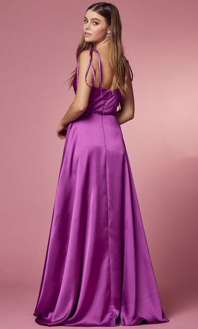 Nox Anabel R1029 - Tie Strap A-Line Prom Dress Prom Dresses
