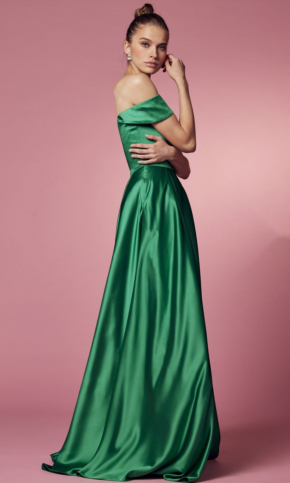 Nox Anabel R1032 - Off Shoulder A-Line Prom Dress Prom Dresses