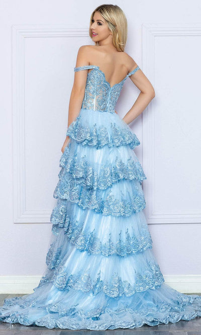 Nox Anabel R1299 - Sequin Tiered Prom Dress Special Occasion Dresses 