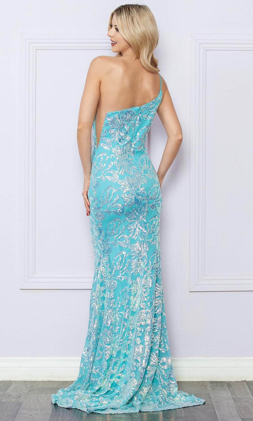 Nox Anabel R1308 - Asymmetric Sheath Prom Dress Special Occasion Dresses 
