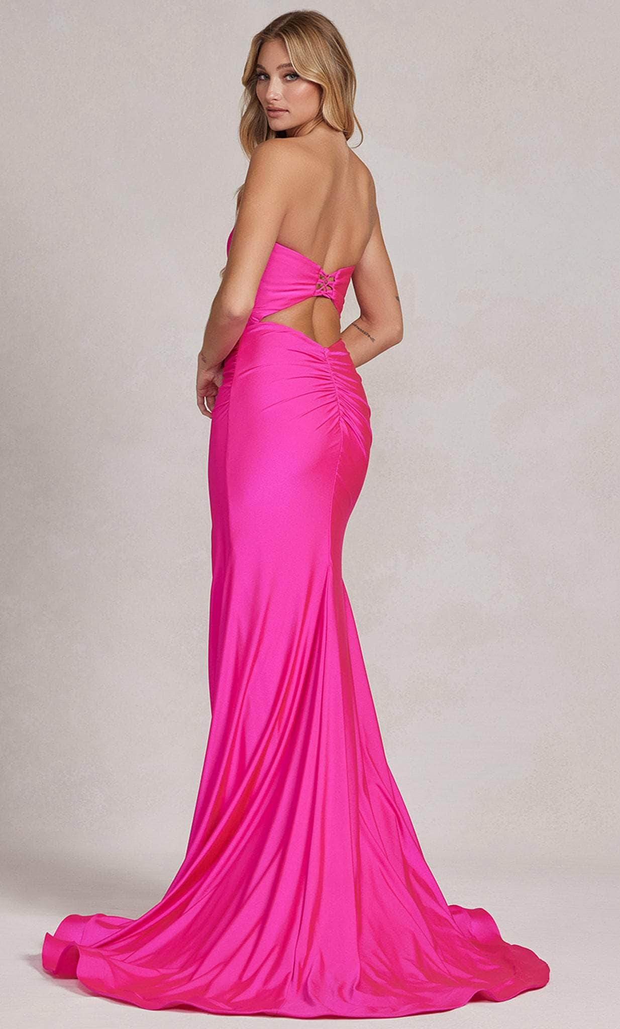 Nox Anabel T1139 - Sweetheart Evening Dress with Slit Evening Dresses