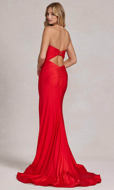 Nox Anabel T1139 - Sweetheart Evening Dress with Slit Evening Dresses