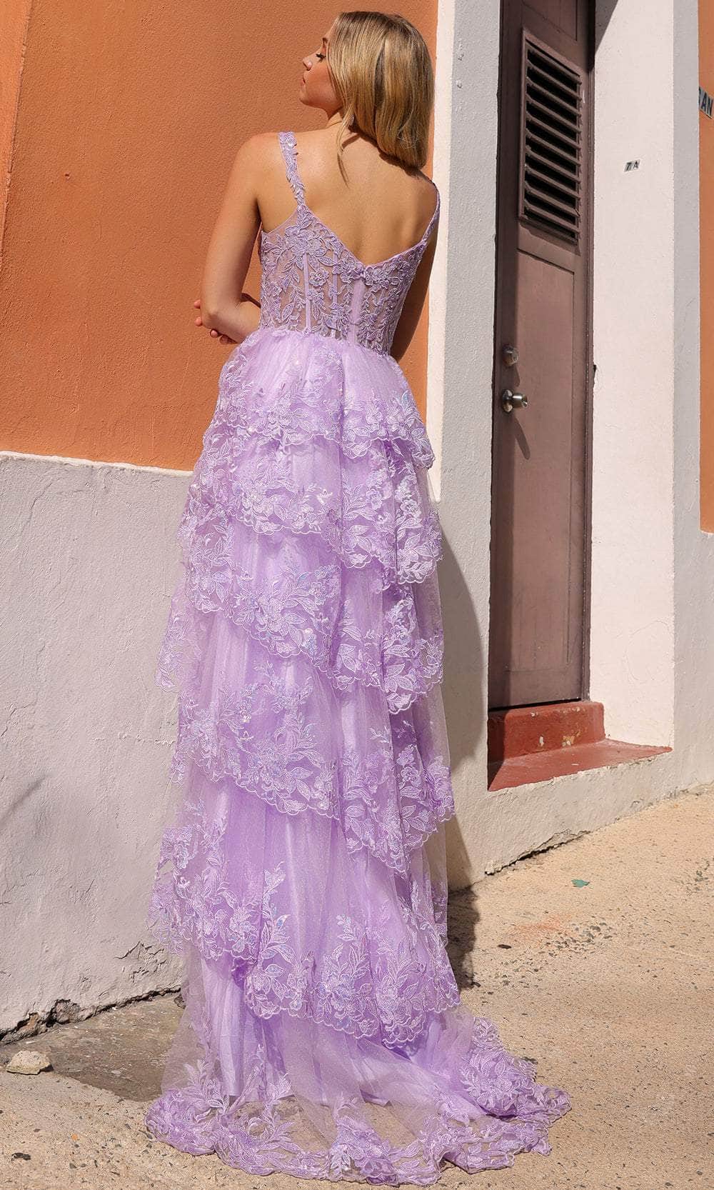 Nox Anabel T1335 - Lace Ornate Prom Dress Special Occasion Dresses 
