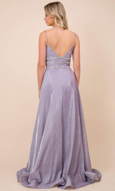 Nox Anabel T312 - Triple Banded Glittery Gown Prom Dresses