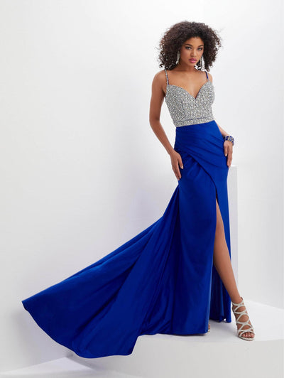 Panoply 14131 - Jeweled Bodice Trumpet Evening Gown Special Occasion Dress